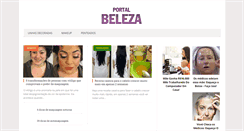 Desktop Screenshot of portalbeleza.com